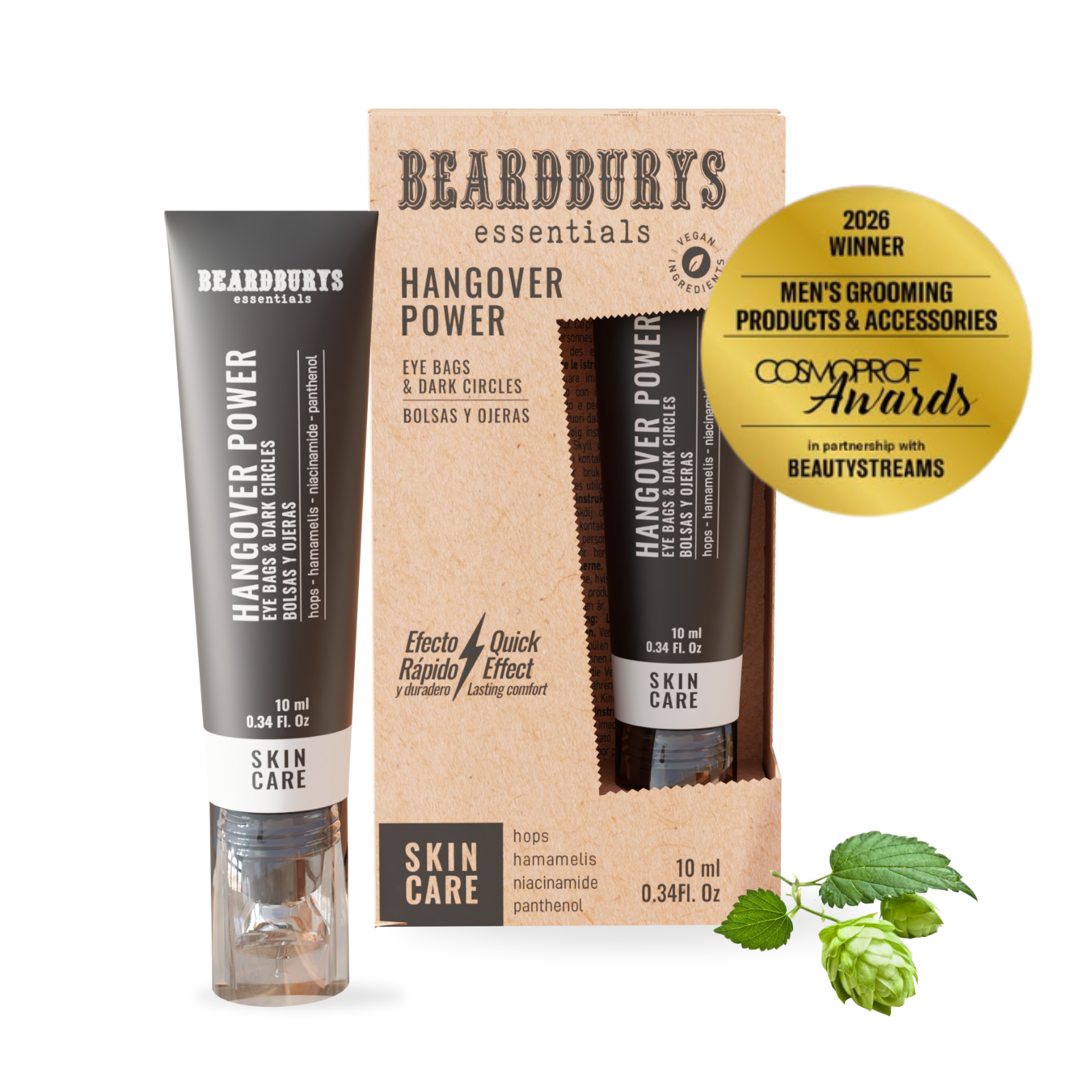 Beardburys Essentials Hangover Power – Cosmoprof 2026 Győztes